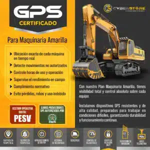 Servicio GPS Plan Maquinaria Amarilla
